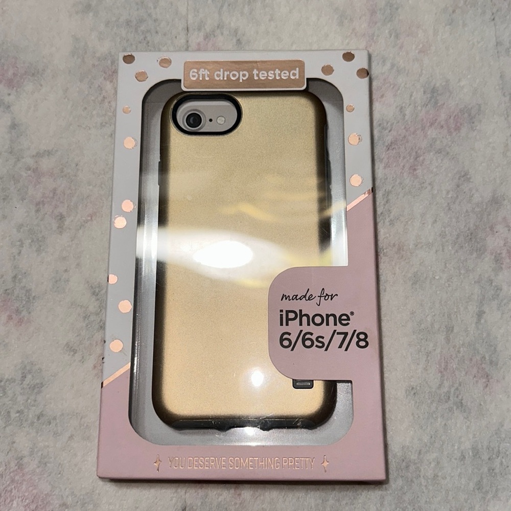 Fellows Protective & Pretty iPhone Case for 6/6s/7/8. Drop Tested 6ft. NIB